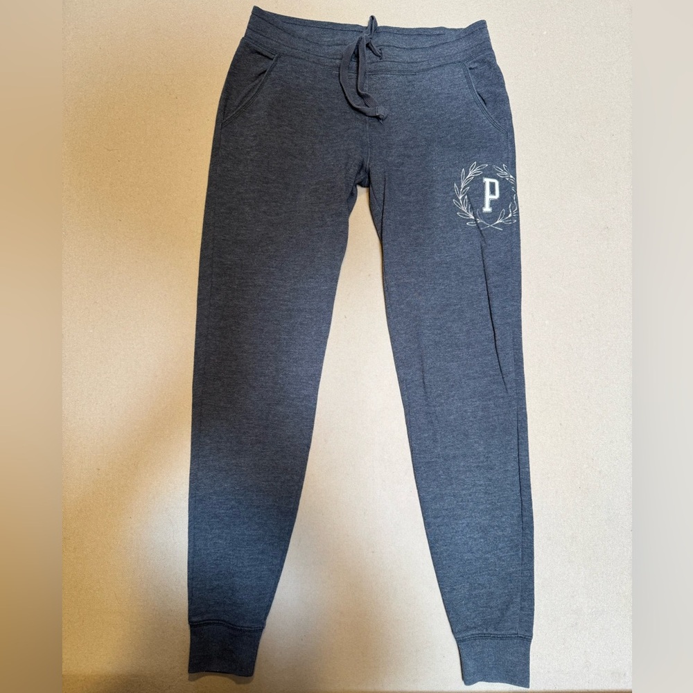 PINK Victoria's Secret Gray Track Pants for Relaxed Comfort